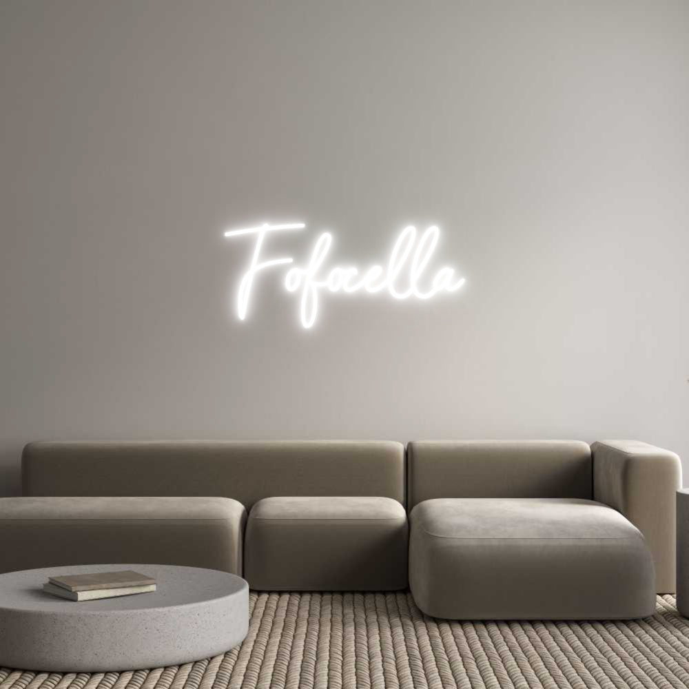 Custom Neon Sign Online Editor Fofocella