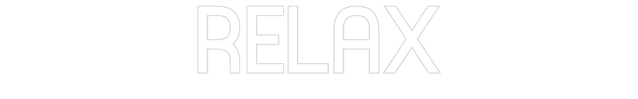 Editor online di insegne al neon personalizzate RELAX