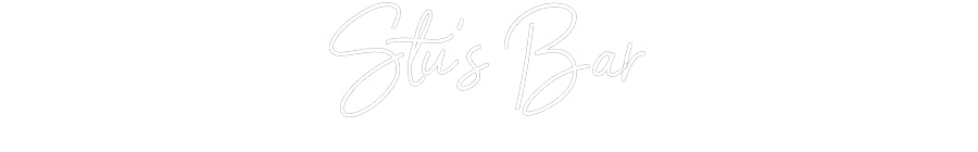 Custom Neon Sign Online Editor Stu’s Bar
