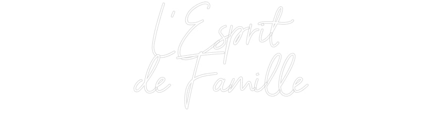 Custom Neon Sign Online Editor L'Esprit
de ...