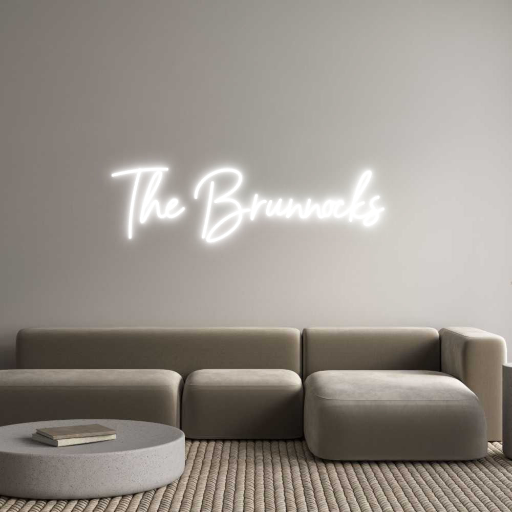 Custom Neon Sign Online Editor The Brunnocks