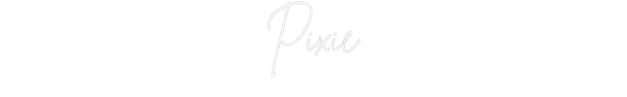 Editor en línea de letreros de neón personalizados Pixie