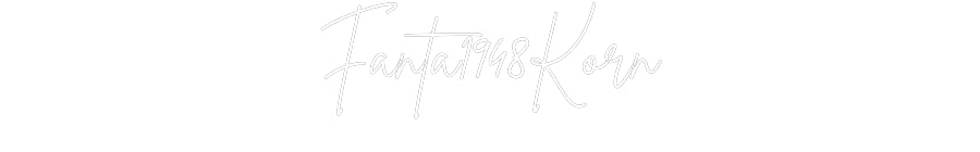 Custom Neon Sign Online Editor Fanta1948Korn
