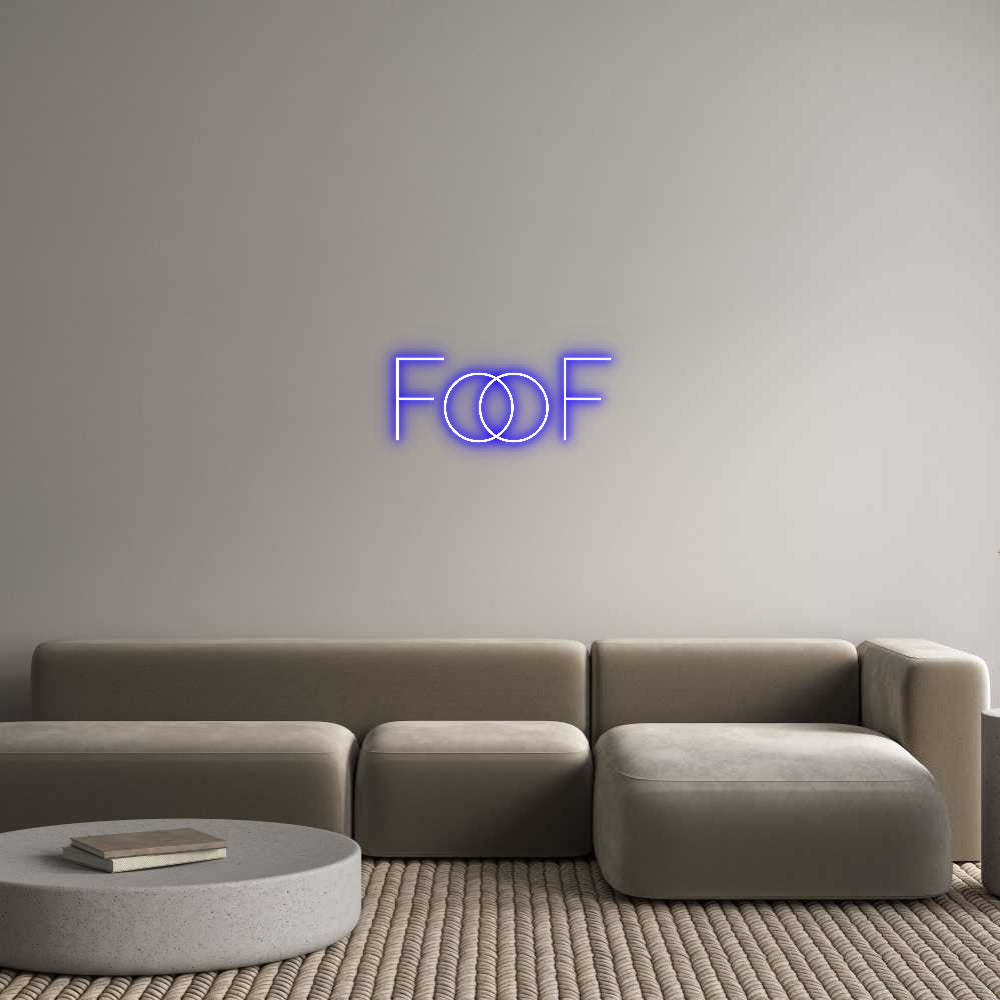 Custom Neon Sign Online Editor FooF