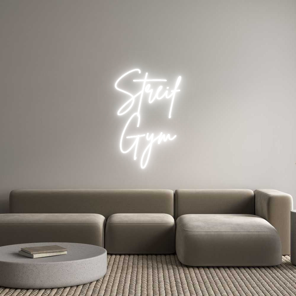 Custom Neon Sign Online Editor Streif
Gym