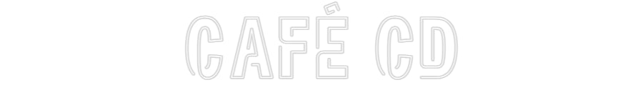 CD Café dell'editor online di insegne al neon personalizzate