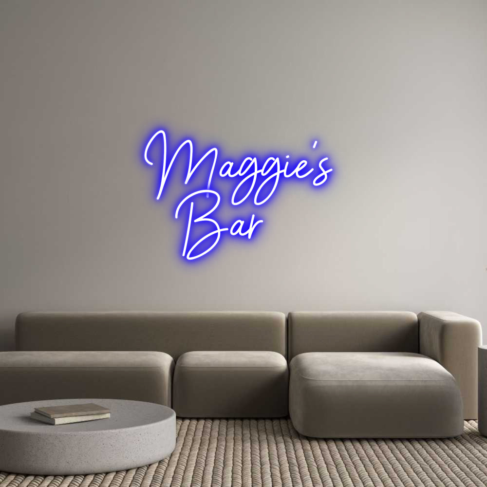 Custom Neon Sign Online Editor Maggie's 
  ...