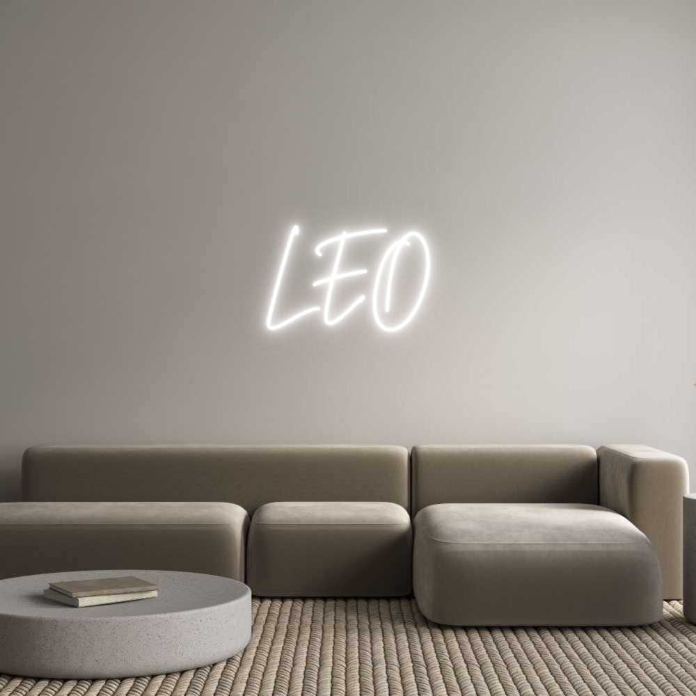 Custom Neon Sign Online Editor LEO