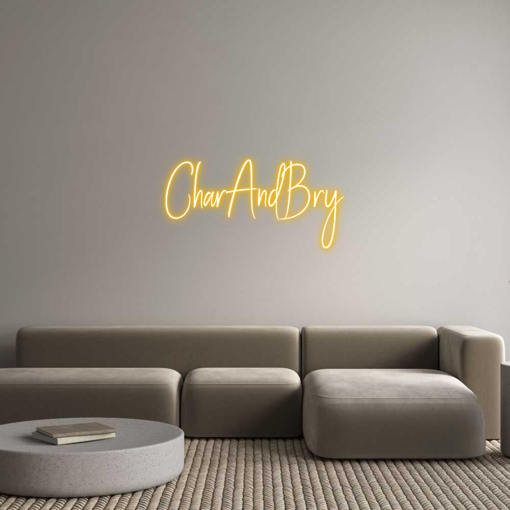 Custom Back Lit Neon Sign Online Editor CharAndBry