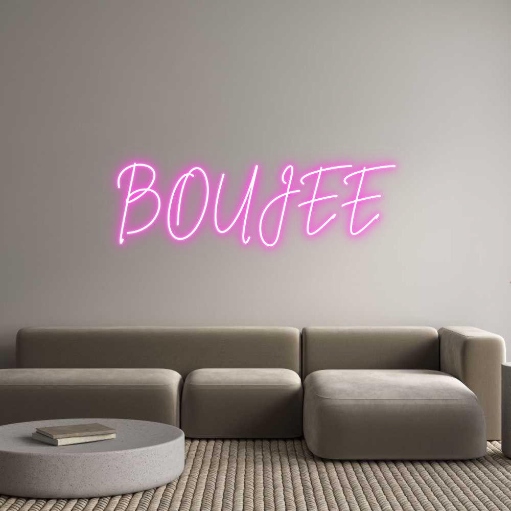 Custom Neon Sign Online Editor BOUJEE