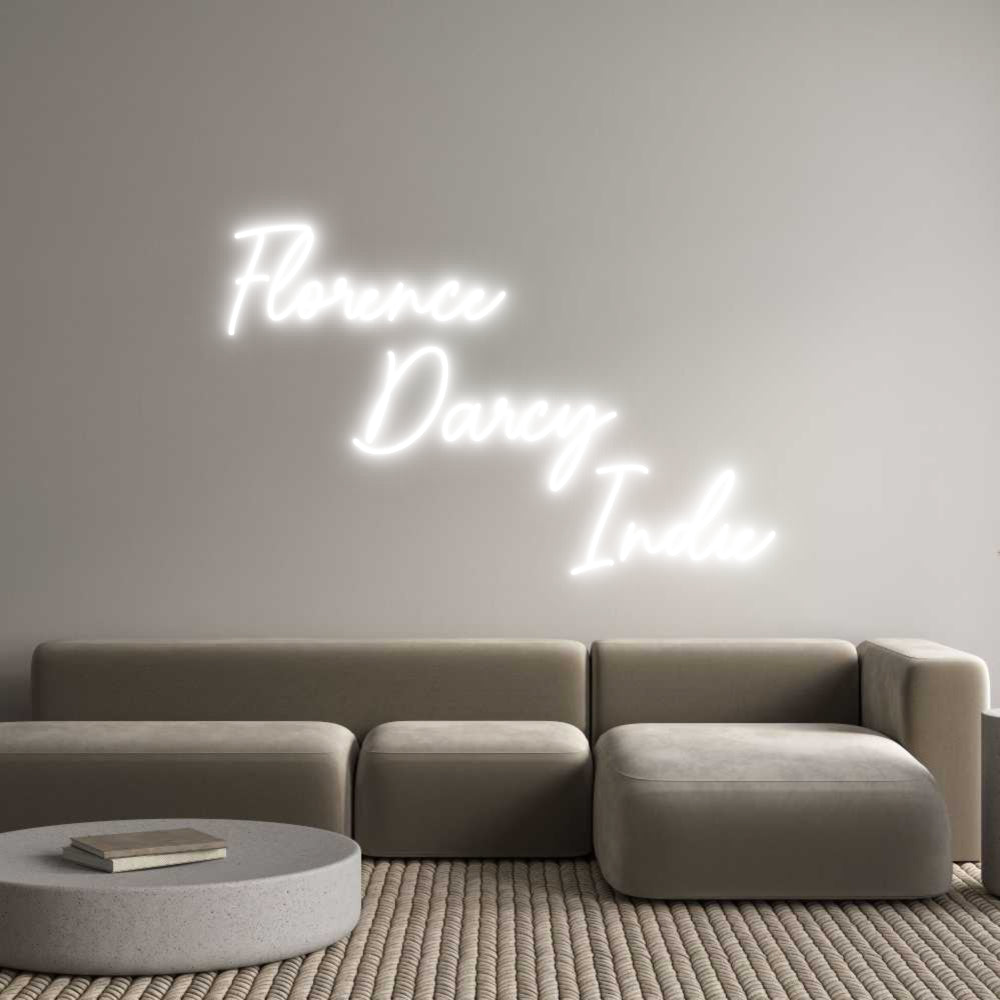 Custom Neon Sign Online Editor Florence
   ...