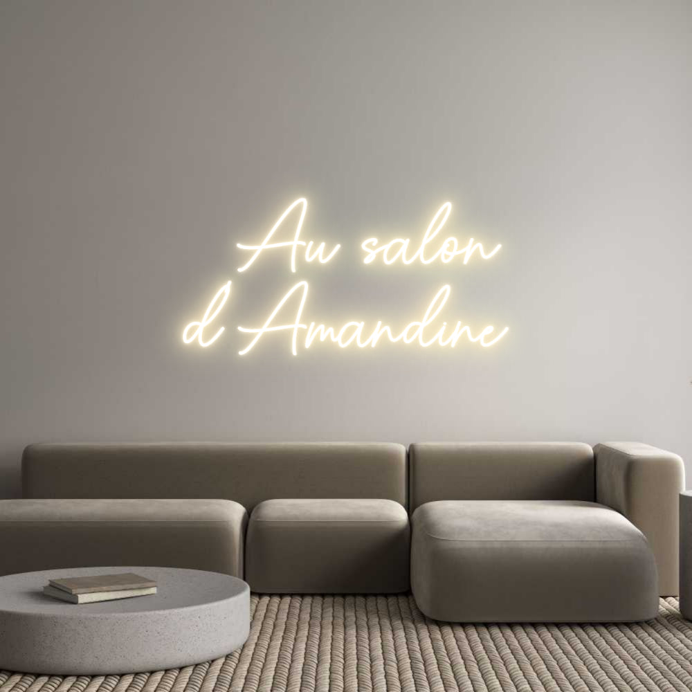 Custom Neon Sign Online Editor Au salon
d...