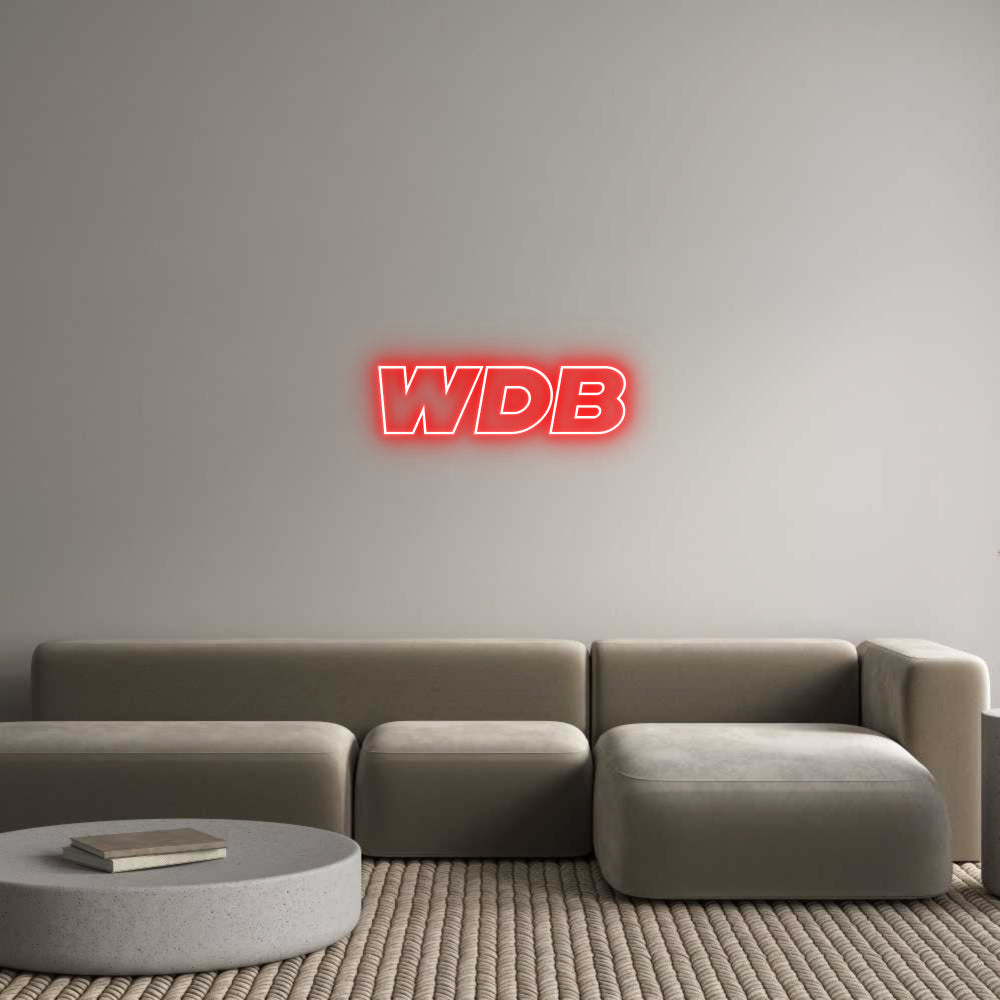Custom Neon Sign Online Editor WdB