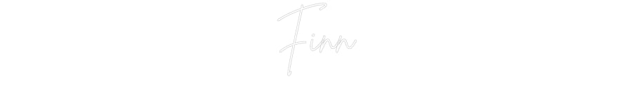 Custom Neon Sign Online Editor Finn