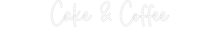 Editor en línea de letreros de neón personalizados Cake & Coffee