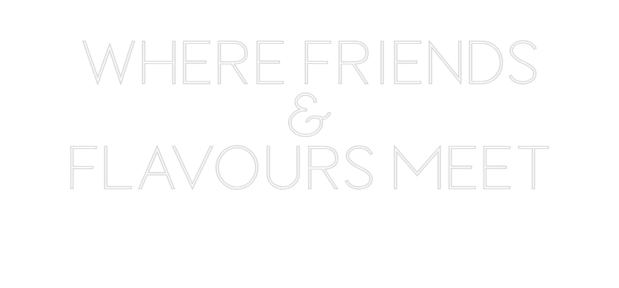 Custom Neon Sign Online Editor where friends...