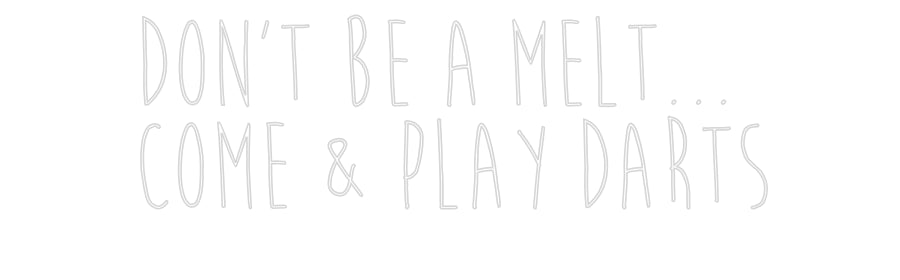 Custom Neon Sign Online Editor Don't be a me...