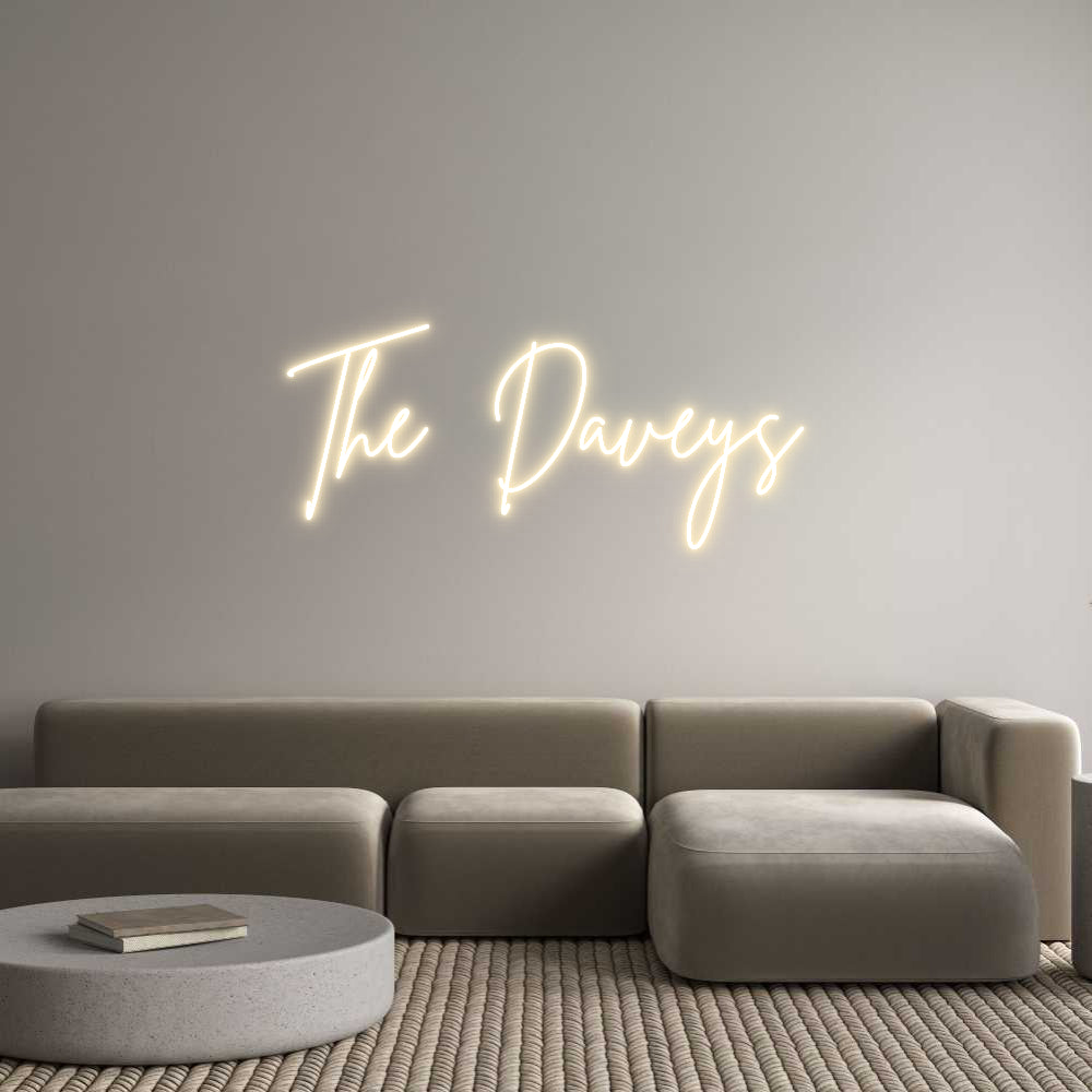 Custom Neon Sign Online Editor The Daveys