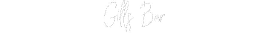 Custom Neon Sign Online Editor Gill's Bar