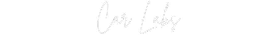 Editor online di insegne al neon personalizzate Car Labs