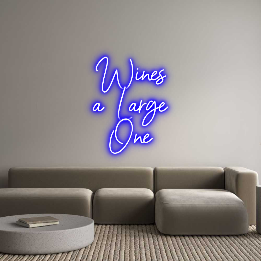 Custom Neon Sign Online Editor Wines
a Larg...