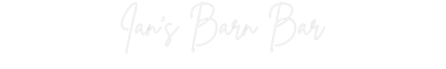 Editor online di insegne al neon personalizzate Ian's Barn Bar