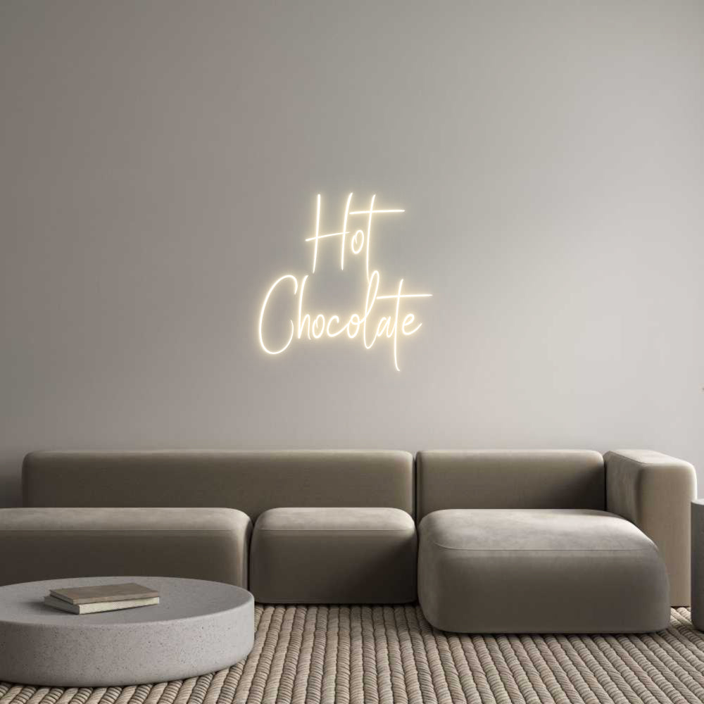 Custom Neon Sign Online Editor Hot
Choc...