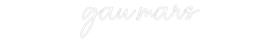 Custom Neon Sign Online Editor gau.mars
