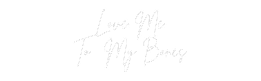 Editor en línea de letreros de neón personalizados Ámame
Tomás...