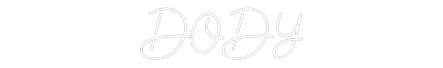 Custom Neon Sign Online Editor DODY