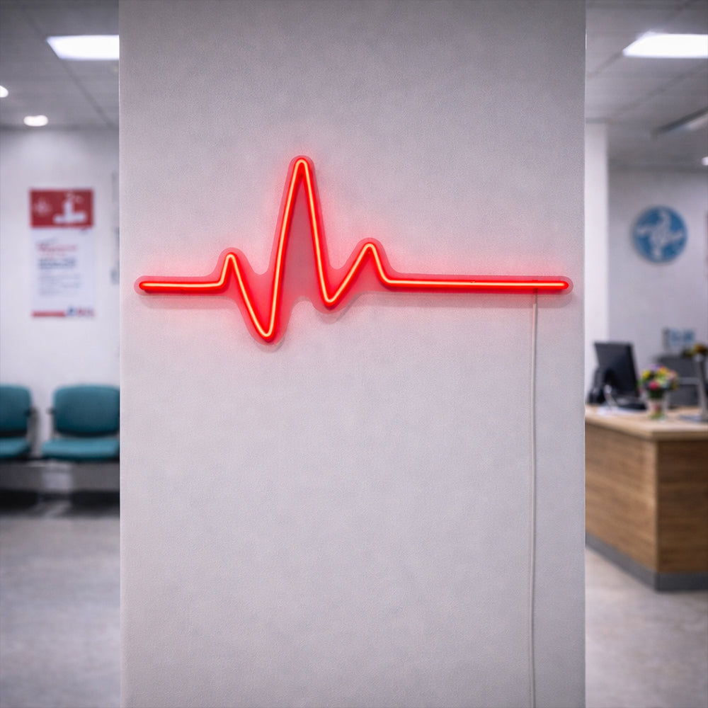 Enseigne de néon conduit au cœur - Planet Néon fabriqué à Londres Signons Neon