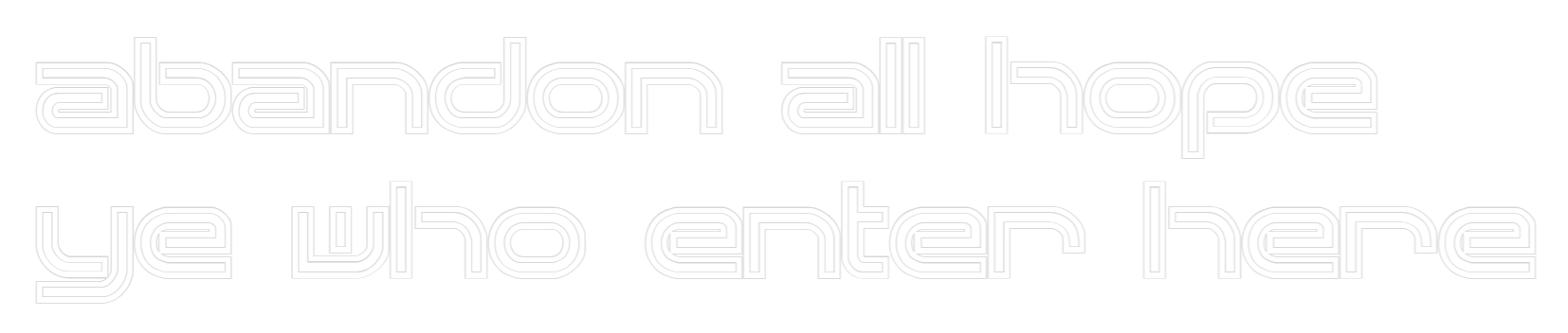 Custom Neon Sign Online Editor abandon all h...