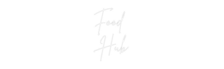 Custom Neon Sign Online Editor Food 
Hub