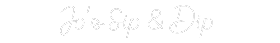 Custom Neon Sign Online Editor Jo's Sip & Dip