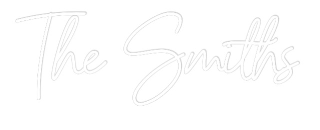 Custom Neon Sign Online Editor The Smiths