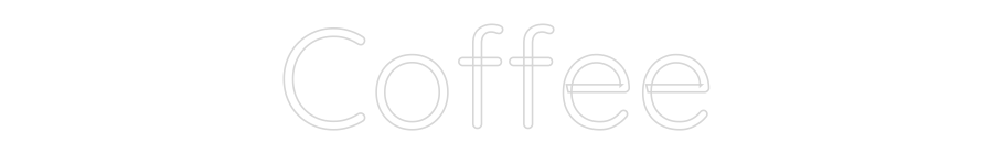 Custom Neon Sign Online Editor Coffee