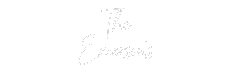 Custom Neon Sign Online Editor The 
Emerson...