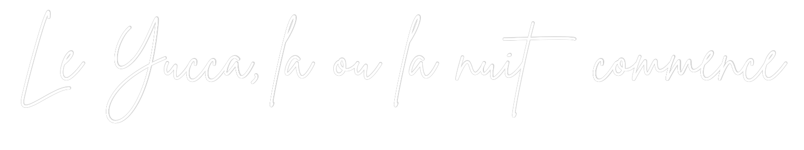 Custom Neon Sign Online Editor Le Yucca, la ...