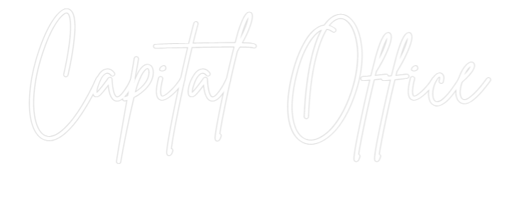 Custom Neon Sign Online Editor Capital Office
