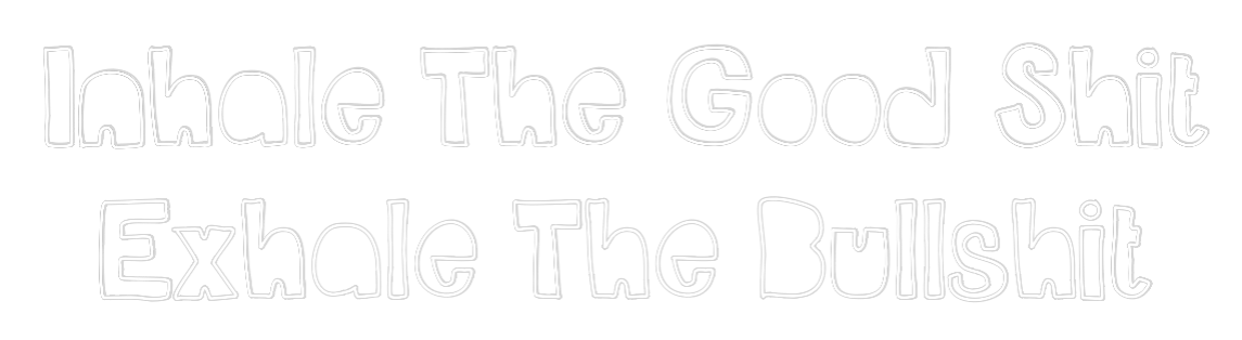 Anpassad neonskylt online-redigerare Inhale The Go...