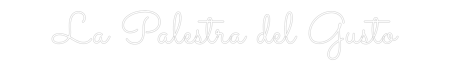 Custom Neon Sign Online Editor La Palestra d...