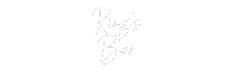 Custom Neon Sign Online Editor King's
Bar
