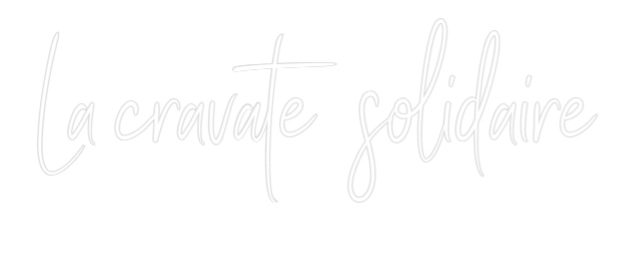 Custom Neon Sign Online Editor La cravate so...