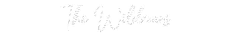 Custom Neon Sign Online Editor The Wildmans