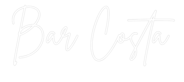 Custom Neon Sign Online Editor Bar Costa