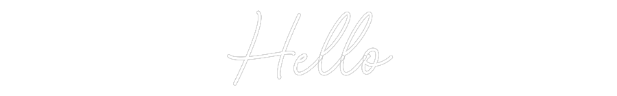Custom Neon Sign Online Editor Hello