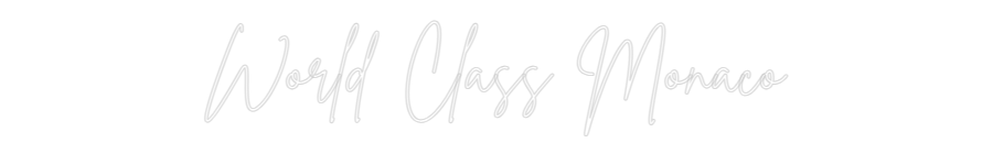 Custom Neon Sign Online Editor World Class M...