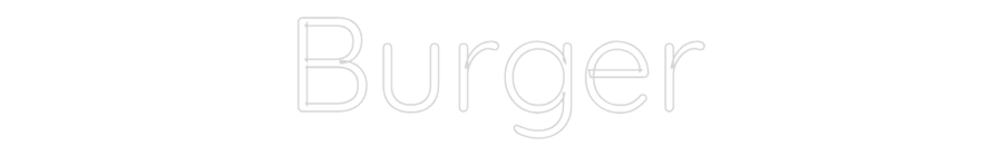Custom Neon Sign Online Editor Burger