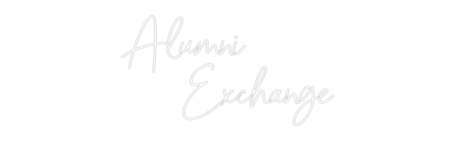 Editor en línea de letreros de neón personalizados Antiguos alumnos
     ...