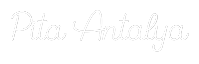 Benutzerdefinierter Neonschild-Online-Editor Pita Antalya